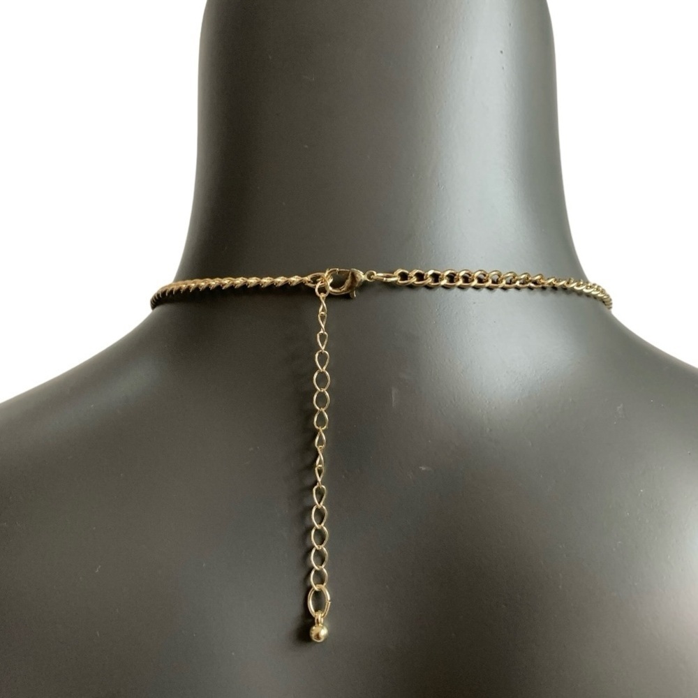 Statement Multicolor Crystal Floral Necklace Wome… - image 3